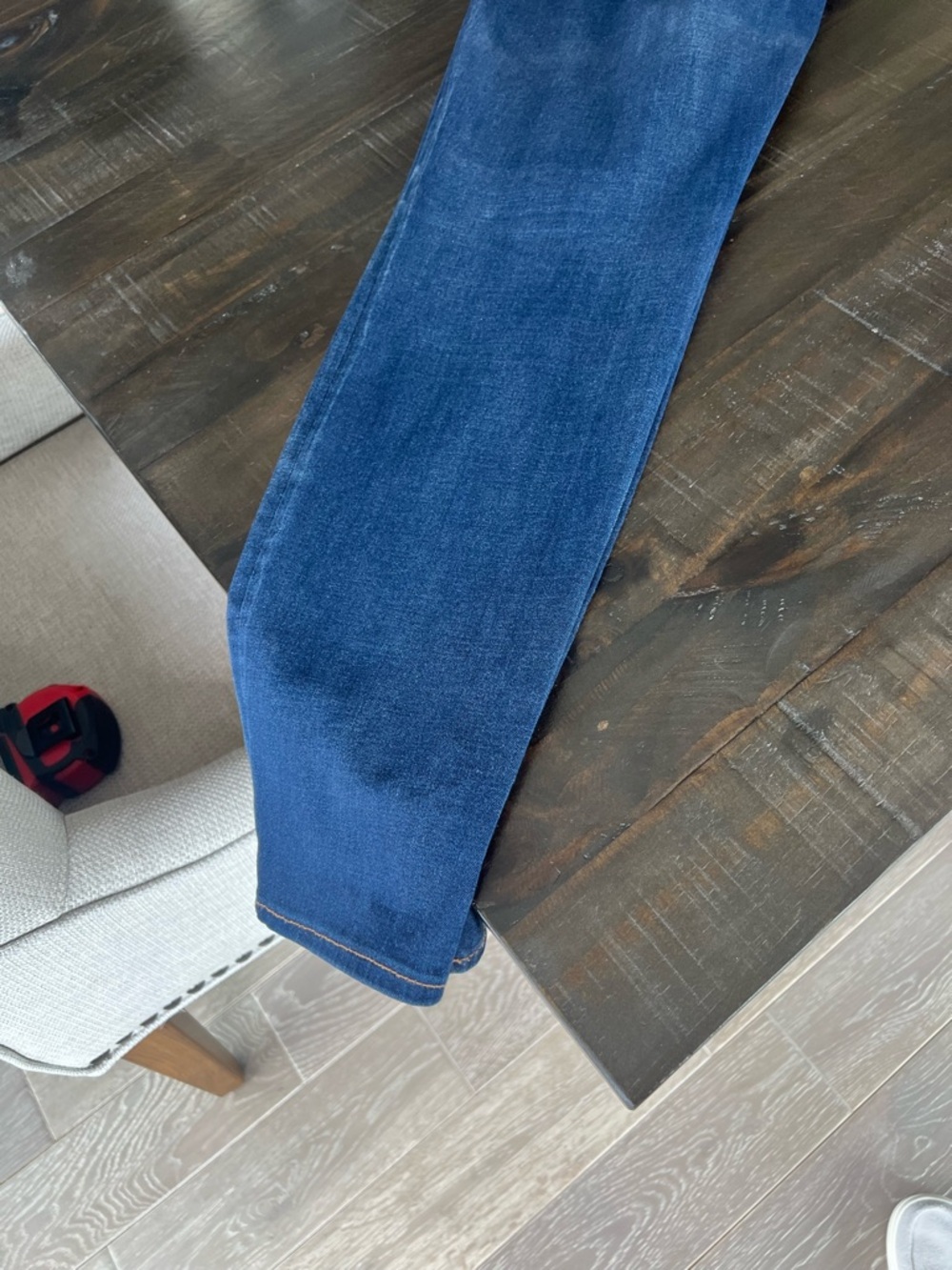 Classic Dark Wash Straight Leg Jeans-American Eagle Women’s size 14 - Picture 3 of 9